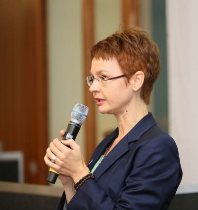 Monika Beye spricht auf dem TSI Congress